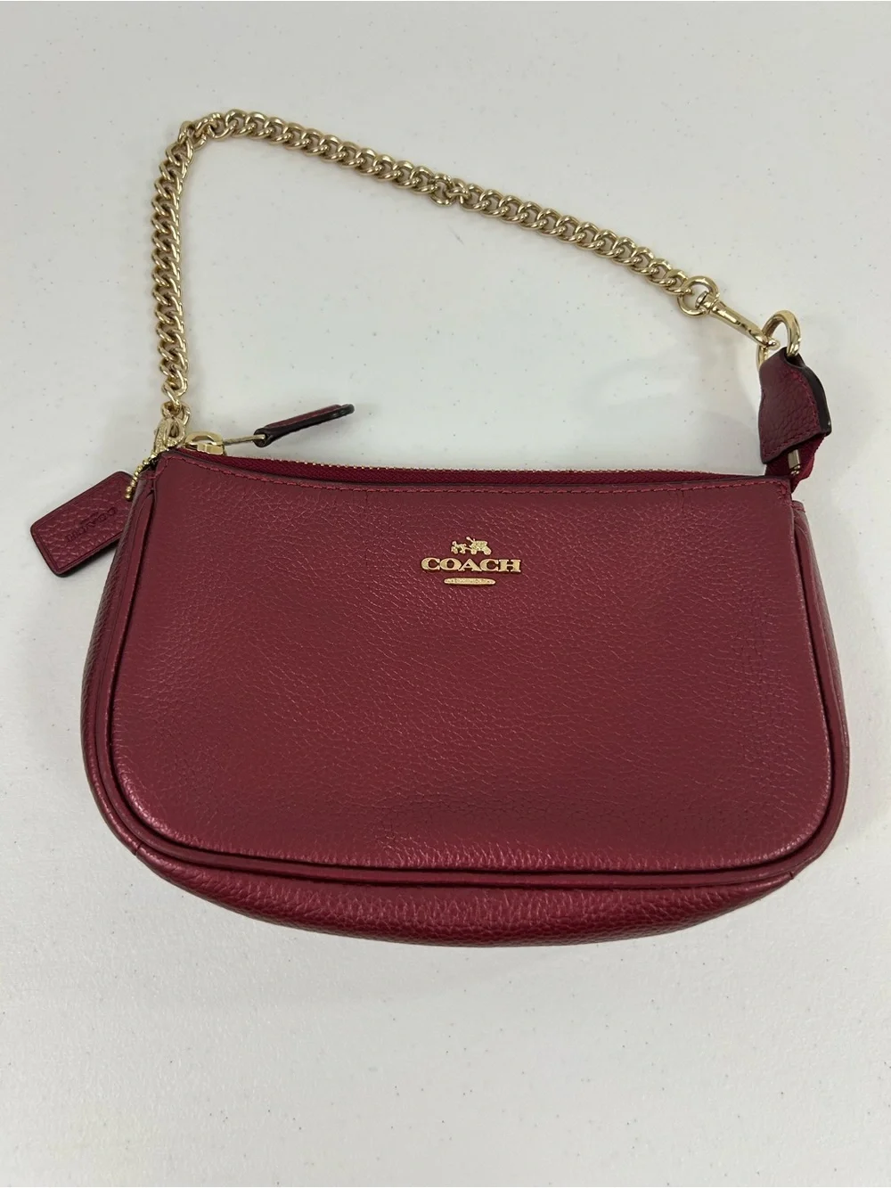 Coach Nolita 19 Bag in Burgundy
